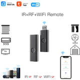 WiFi RF+IR Remote Controller USB Shape Smart Controller Universal Tuya/Smart Life App Voice Control Work With Alexa Google Home
