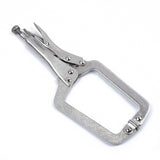 9" Inch Steel C Clamp Vise Grip Locking Welding Pliers Wood Tenon Locator Tool Steel Plate Clamps Woodworking Clamps