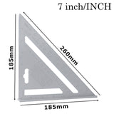 1pcs 300mm High Precision Protractor Multi-function Professional Tools Combination Square Angle Ruler Carpenter Measuring Tool