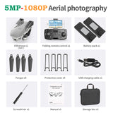 2021 RC Drone Photograp UAV Profesional Quadrocopter E59 with 4K Camera Fixed-Height Folding Unmanned Aerial Vehicle Quadcopter