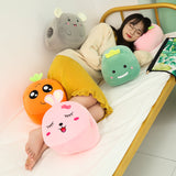 25x25cm Cute Cartoon Dinosaur Hand Warmer Covering Pillow Lying Down Pillow Winter Thickening Warm Supplies Stove Hand Warmers