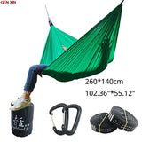 Travel Hammock 2021 New Ultralight Outdoor Camping Nylon Hammock Sleep Swing Tree Bed Garden Backyard Protable Hammock Chair