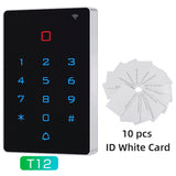 Waterproof WiFi App Backlight Touch 125khz RFID Card Access Control keypad WG 26 output Anti-disassembly Alarm