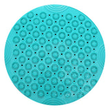 Round Bathroom Non-Slip Mat Shower Mat PVC Washable Shower Massage Foot Pad for Kids Adults Elderly Bathroom A7