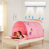 Bed Canopy Dream Kids Play Tents Playhouse Privacy Space Boys Girls Toddlers Pop Up Portable Frame Curtains Bed Tent Indoor Toys