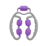 Massage Roller U Shape Trigger Point For Arm Leg Neck Muscle Tissue Fitness Gym Yoga Pilates Sports 4 Wheel Blocks Yoga Roller