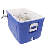 Jockey Box Conversion Kit 120' Coil Single Chrome Forward Sealing Beer Faucet Build Your Own Jockey Box  Homebrew Draft Beer Box