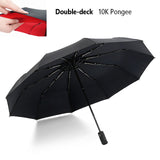 Windproof Double Automatic Folding Umbrella Female Male 12 Bone Car Luxury Large Business Umbrellas Men Rain Women Gift Parasol