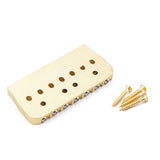 7 String Guitar Saddle Bridge Fixed Bridge for Electric Guitar/Strings Through Body Guitar Replacement