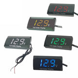 Mini LED Display Digital Voltmeter Panel Volt Voltage Meter Tester Reverse connection protection 12V For Car motorcycle