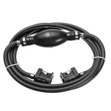 PVC 6mm Fuel Line Hose Outboard Boat Motor Primer Bulb Connector 10ft