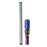 Bicycle Titanium Alloy Rear Speed Adjuster+Spring for Folding Brompton Bike 3 Speed Rear Speed Adjustment Accessories