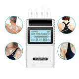 TENS EMS Muscle Stimulator 15 Modes 4 Outputs 8 Pads Pain Relief Electric Pulse Impulse Massager Machine Electrotherapy Machine