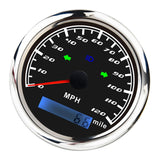0-120 MPH Waterproof GPS Digital Speedometer Odometer Gauge 85mm 316L