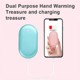 2 In 1 Winter Mini Hand Warmer Heating Pad USB Rechargeable Handy Warmer Heater Pocket Mini Cartoon Electric Heater Warm Tools