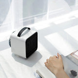 USB Charging Portable Handheld Negative Water Cooling Fan Water-cooled Small Student Desktop Air-conditioning Fan