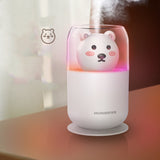 Cute Bear Humidificador Portable Air Humidifier Night Light USB Humidifier USB Colorful Humidifier Desktop Humidifier Purifier