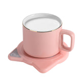 Portable Cup Warmer Home Mug Heater 16W Electric Timing Design Power Cup Warmer Heat Milk Tea Coffee Electric Heating Pad