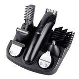 6in 1 USB Rechargeable Hair Trimmer Household Electric Hair Clippers Multifunctional Nose Hair Cut Machine Shaving Beard Razor