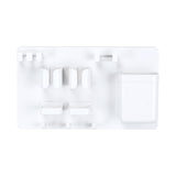 Multifunction Toothbrush Holder Shaver Hook Dustproof Sticky Suction Wall for Bathroom Organizer Storage Rack Accessories