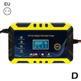 Digital Car Battery Charger Fully Automatic Repair Charge For Car Motorcycle SUV Stea Battery Charger 6A 12V Fully Automatic