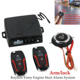 Universal Car Anti-theft Device Remote Start Car One Start Central Locking Application Kit Automatic Button K3K8