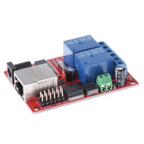 F19E LAN Ethernet 2 Way Relay Board Delay Switch TCP/UDP Controller Module WEB Server Great Value