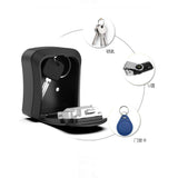 Alloy plastic Key Lock Box Wall Mounted Key Safe Box Weatherproof 4 Digit Combination Key Storage Lock Box