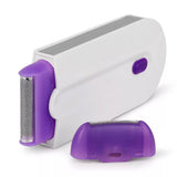 2 in 1 Electric Epilator Women Hair Removal Painless Touch Hair Remover Shaver Instant &amp; Painless Free Sensor Light USB Recharge