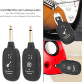 Guitar Wireless Transmitter Receiver,Wireless Audio Transmission Set With Receiver Transmitter For Electric Guitar Bass