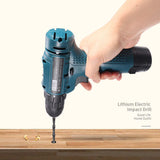 Lithium-ion Battery Cordless Screwdriver Electric Drill Hole Electrical Screwdriver Hand Driver Wrench Power Tools