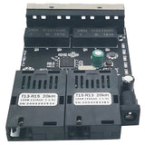 2 Optical 4 Electric Switch Fiber Optic Transceiver 100M Optical Media Converter Single Mode Fiber Port