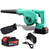 21V Garden Cordless Air Blower  Handheld Leaf Computer Dust Collector Rechargeable Power Tool Cleaner for Makita 21V Battery