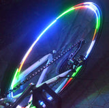 1 Pcs Colorful Bicycle Lights Bike Cycling Wheel Spoke 20 LED Lights Night Safety Riding Lamp Bicycle Light Waterproof