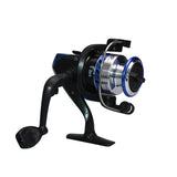 5.2:1 Portable Telescopic Fishing Pole Aluminum Alloy Pen Shape Fishing Rod with Reel Wheel Ultralight Spinning Fish Rod Combo