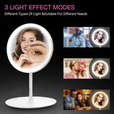 5 Times Magnifying Glass Multi Function Makeup Mirror LED Touch Luminous Makeup Table Mirror Portable LED Makeup Mirror