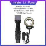 Full HD 1080P 60FPS HiSilicon 3516A Sensor Industrial Electronic Video Microscope HDMI-compatible Magnifier for Welding Repair
