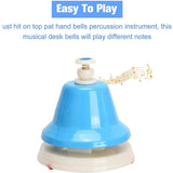 Desk Bells, 8 Notes Diatonic Metal Hand Bells, Rainbow Music Bells, Musical Learning Teaching Percussion Instrument