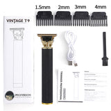 Professional Hair Clippers Barber Haircut Sculpture Cutter Rechargeable Razor Trimmer Adjustable Cordless Edge Shaver for Men