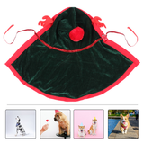 1pc Christmas Themed Pet Supplies  Dog Cloak with Hood Pet Dog Clothing