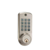 Smart Keypad Code Lock Deadbolt Mortise Password Key Unlock Security Anti-theft