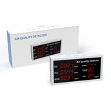 5 in 1 Detector LED CO CO2 HCHO Temperature Humidity Monitoring Home Desktop High Precisions Quick Detect Air Quality Detector