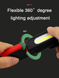 3W COB Rechargeable Led Magnetic Cordless Work Light Worklight Multi-Function Tire Repair Lamp Mechanical Workshop Tools Light
