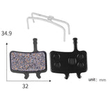 Dropship-4 Pairs Bicycle Brake Pads,Brake Pads Mountain Bikes,Bike Disc Brake Pads for Avid BB7,Juicy 7,Juicy 5,Juicy 3,Etc