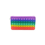 2021 New Decompression Creative Silicone Pop Its Bubble Fidget Toys Luminous Large Simpl Dimmer Fidget Toy Kids Tie Dye Game