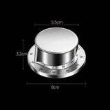 Stainless Steel Kitchen Timer Reminder Mechanism Water Resistance Scale Merchanism Manual Setting for Cooking Baking Gym Working