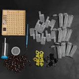 Complete Bee Queen Rearing Cup Kit System, Bee Beekeeping Catcher Box Catcher Cage Bee Keeper Tools Apiculture Box Set