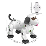 Remote Control Robot Dog Infrared Tracking Spray Wireless Electric Smart RC Puppy with Press Sensor Interactive Toy