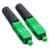 50pcs 100pcs  200pcs SC APC Fast Connector Optical Fiber Cable FTTH Quick  Cold Connection Adapter for CATV Network