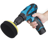 2 IN 1 Electric Cordless Car Polisher &amp; Eletric Drill Rechargeable Cleaner Buffing Waxing Polishing Machine Waxer For Car Home